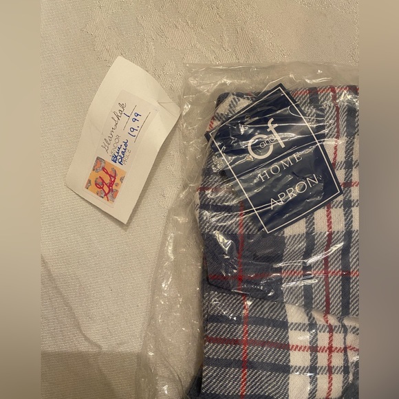 🏷️NWT🏷️ UNISEX PLAID ADJUSTABLE APRON - Picture 4 of 6